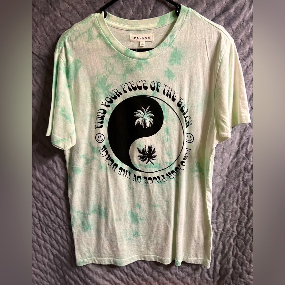 Tie dye ying yang shirt